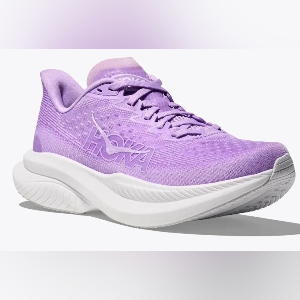 Hoka Women's Purple and White Athletic Shoes